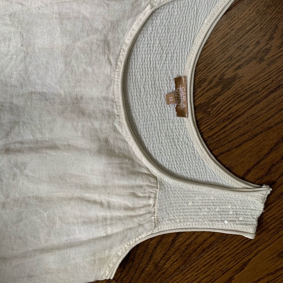 Linen Summer Mini Dress - Picture 6 of 6